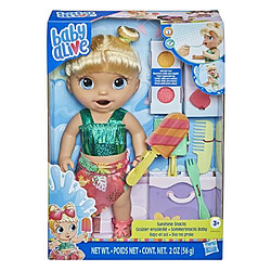 Poupon Hasbro Gaming Baby Alive gouter ensoleille cheveux blonds