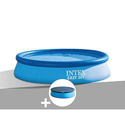 Kit piscine autoportée Intex Easy Set 3,05 x 0,76 m (avec filtration) + Bâche de protection 