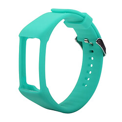 Wewoo Bracelet pour montre connectée Dragonne Sport en silicone POLAR A360 / A370 Vert menthe