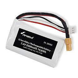 Batterie Li-Ion 2S 7.4V 2000mAh XT60 de Amewi pour Modélisme