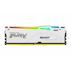 Kingston Memory DDR5 Fury Beast White RGB 64GB(2*32GB)/6000 CL40 