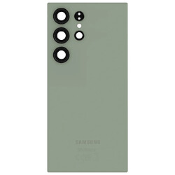 Samsung Vitre arrière Original pour Samsung Galaxy S24 Ultra Vert Pâle 