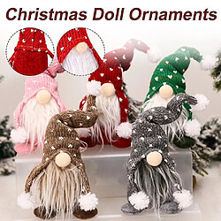 Universal Gnomes de Noël rouge en peluche Santa Doll Noël Gonk nain de décoration elfe ornements