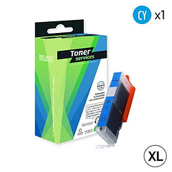 TONER SERVICES Compatible Canon CLI551XL Cartouche Cyan 6444B001 (C551XLC) 