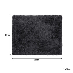 Beliani Tapis noir 200 x 300 cm CIDE