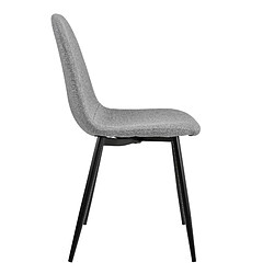 Avis Lot de 2 Chaises de Salle à Manger Kerava 86 x 46 cm Gris [en.casa]