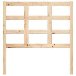 Avis Maison Chic Tête de lit scandinave pour lit adulte,Meuble de chambre 95,5x4x100 cm Bois massif de pin -MN72397