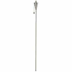 Paris Prix Torche de Jardin Design Conique 156cm Argent