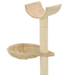 Acheter Arbre à chat avec griffoirs,niche pour chat en sisal 105 cm Beige -MN43440