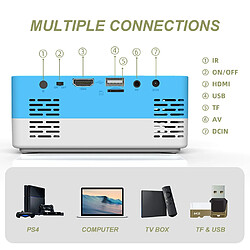 Universal Mini projecteur J15, 320 * 240 pixels prend en charge 1080p HDMI USB Mini Beamer Home Player Media Cadeau Enfants | Projecteurs LCD pas cher