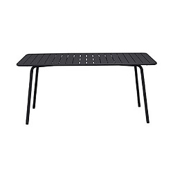 Acheter Mes Ensemble table de jardin + 6 fauteuils en métal gris - BACA