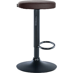 Acheter Non Lot de 2 tabourets de bar Ponte simili cuir noir