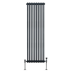 Monstershop Radiateur Traditionnel à Double Colonne – 1800 x 472 mm – Gris Anthracite