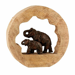 Paris Prix Éléphant avec Enfant Déco Kenya 30cm Bronze 