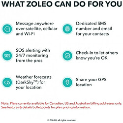 Appareil ZOLEO Satellite Communicator, envoyez des messages partout où vous êtes