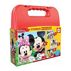 Educa Borras EDUCA - Malette Puzzles Progressifs MICKEY