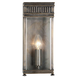 Elstead Lighting Demi-lanterne murale extérieure à 1 lumière, bronze foncé IP44, E14