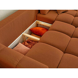 Avis Lisa Design Crocus - canapé d'angle réversible - 4 places - convertible avec coffre - en tissu