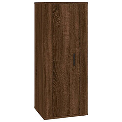 Maison Chic Ensemble de meubles TV 5 pcs pour salon - Chêne marron Bois d'ingénierie -MN34843 pas cher