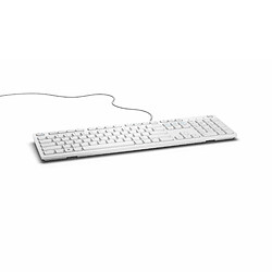 DELL KB216 clavier USB QWERTY US International Blanc pas cher