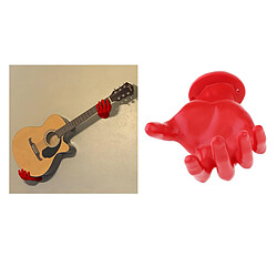 Acheter Support De Suspension Pour Guitare Support Mural Pour Guitare Guitares Home Studio Decor Rouge Droite