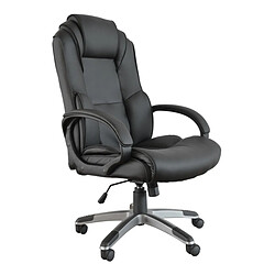 Dansmamaison Fauteuil de bureau avec roulettes Noir - DESKI