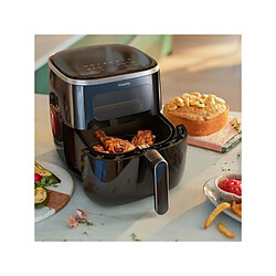 Friteuse sans huile 5.6l 1700w noir - HD9257/80 - PHILIPS pas cher