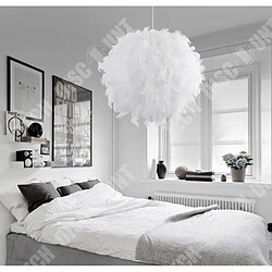 Acheter Tech Discount TD® Lumière de plume simple lustre créatif salon chambre étude boule ronde lumière de plume