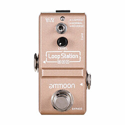 Justgreenbox Loop Station Mini pédale d'effet guitare looper, Or 