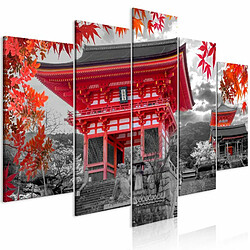 Paris Prix Tableau Imprimé 5 Panneaux Kyoto, Japan Wide 50 x 100 cm 