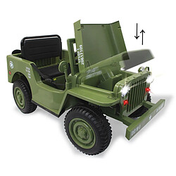 Jamara Ride-on Jeep Willys MB Army vert 12V