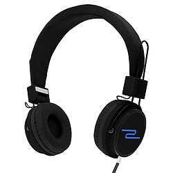 Avizar Casque audio filaire Jack 3.5mm Micro et télécommande intégrés modèle Y6338 Noir