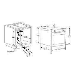 Acheter Four intégrable multifonction 65l 60cm pyrolyse - FCM676B - CANDY