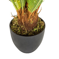 Plante artificielle / Palmier artificiel CYCAS Plastique Vert hjh OFFICE