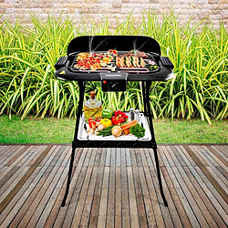 Barbecue électrique Sur Pieds Avec Thermostat Réglable Xbbq36 Kitchencook