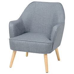 Acheter Beliani Fauteuil Gris LOKEN