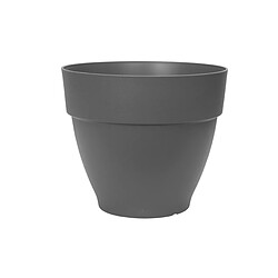 Pot de fleurs rond Vibia Campana - Ø 40 x H.33 cm - Anthracite - Elho 