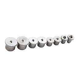 Dowel Center Points Pin Set Lot De 8x Goujon Perceuse Centrées Points Pin Bois 6/8/10/13mm Tenon Outil Kit