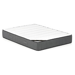 Acheter Vente-Unique Lit avec tiroirs 160 x 200 cm - Tissu velours - Beige + Matelas - LEOPOLD