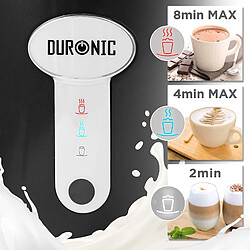 Acheter Duronic MF500 BK Mousseur à Lait électrique automatique 500W | Pour café, cappuccino, latte, chocolat chaud, thé matcha | Mousse chaude ou froide et lait chaud | Capacité 500 ml | Qualité Barista Pro