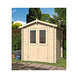 Eden Partenaire Jardin Abri de jardin en bois double pente Mini 180 x 180 cm.