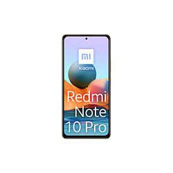 Xiaomi Redmi Note 10 Pro Téléphone Intelligent 6.67" AMOLED 6Go RAM 128Go 5020mAh NFC Android Or