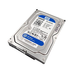 Disque Dur 500Go SATA 3.5 Western Digital Blue WD5000AAKX-22ERMA0 7200rpm 16Mo