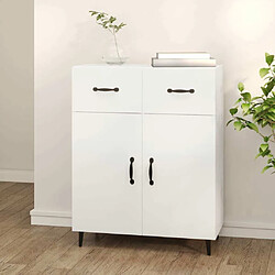 Maison Chic Buffet,Meuble de Rangement,commode pour salon,Cuisine blanc 69,5x34x90 cm bois d'ingénierie -MN73033