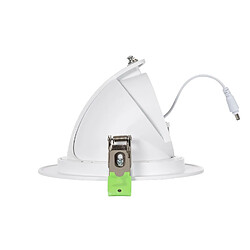 Ledkia Downlight LED 48W Rond Orientable 120lm/W LIFUD Coupe Ø 175 mm Blanc Froid No Flicker 6000K pas cher