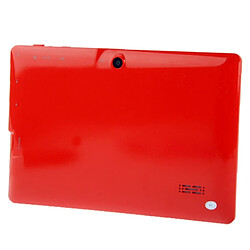 Wewoo Tablette Tactile rouge Tactile, 7 pouces, 512 Mo + 8 Go, Android 4.0, Allwinner A33 Quad Core 1,5 GHz