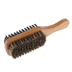 Avis Brosse à Moustache à Barbe En Poils De Nylon Pour Hommes à 2 Côtés Avec Manche En Bois 3 Taille B