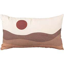 Pt' Coussin en coton 50 x 30 cm Sunset sable.