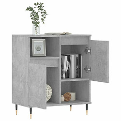 Acheter Maison Chic Buffet,Meuble de Rangement,commode pour salon,Cuisine Gris béton 60x35x70 cm Bois d'ingénierie -MN50370