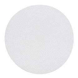 Toile Ronde De Maille D'accrochage De Tapis Blanc Pour Tapis Faisant Des Crochets De Verrouillage Artisanat 28,5 Cm